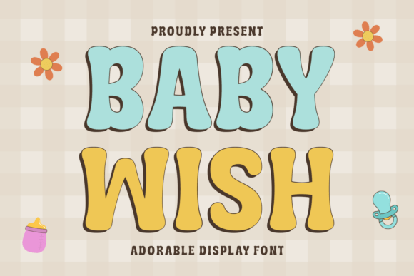 Baby Wish: A Playful Display Font for Handmade Product Labels and Branding