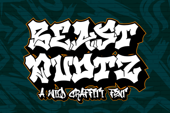 Beast Quotz Graffiti Font for Urban Marketing