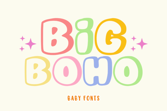 Big Boho: A Cheerful Display Font for Campaign Creators