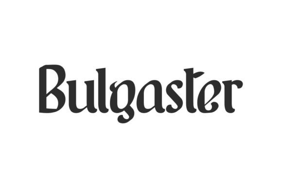 Bulgaster: A Premium Display Font with Vintage Flair