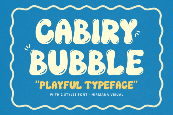 Cabiry Bubble Display Font for Energetic Campaign Visuals