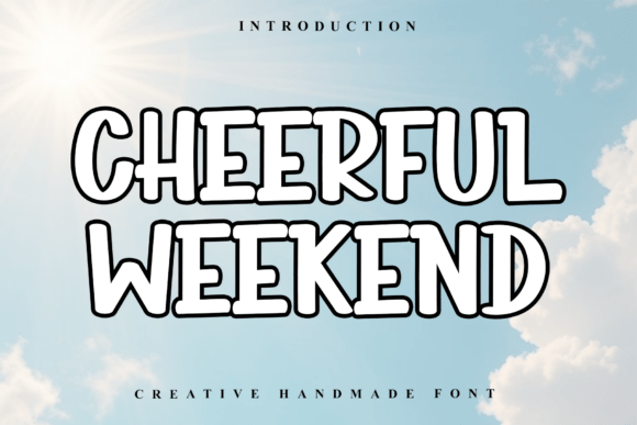 Cheerful Weekend Font for Business Branding