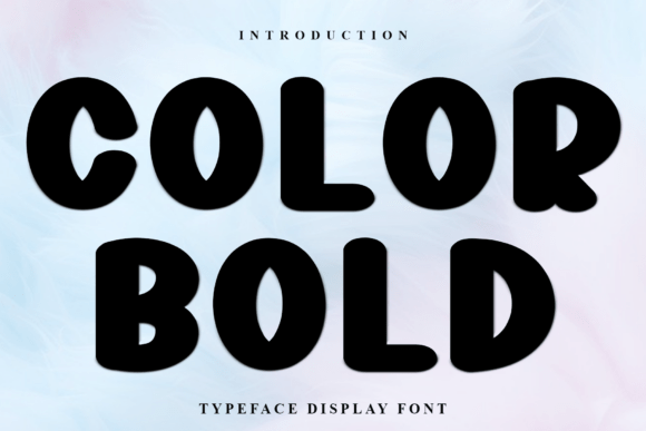 Color Bold: A Bold Typeface for Creative Expression