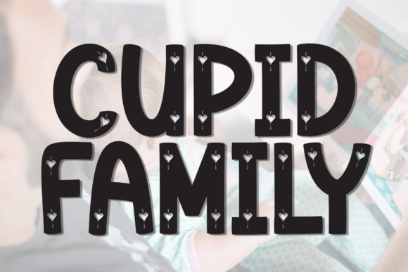Cupid Family: A Handwritten Display Font for Charming Brand Identities