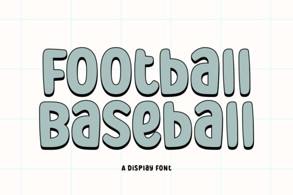 Football Baseball Display Font for Modern Business Branding