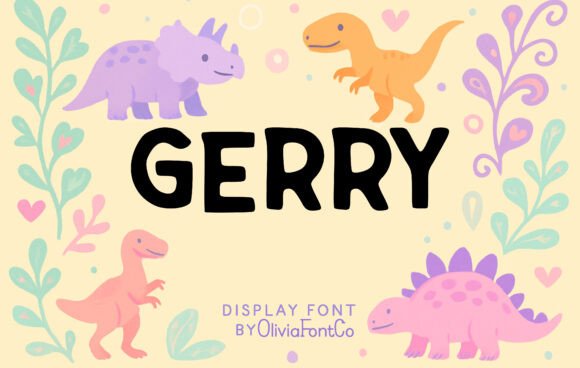 Gerry Display Font for Handmade Labels and Craft Projects