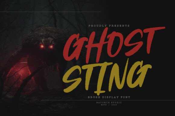 Ghost Sting Font for Creative Projects