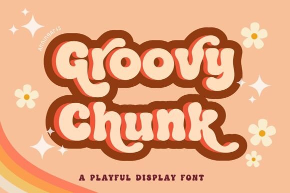 Groovy Chunk: A Retro Display Font for Bold Business Branding