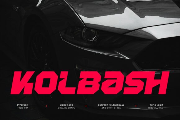 Kolbash: A Font for High-Octane Branding