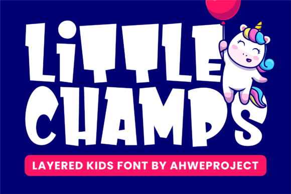 Little Champs Display Font for Web Designers and Digital Creators