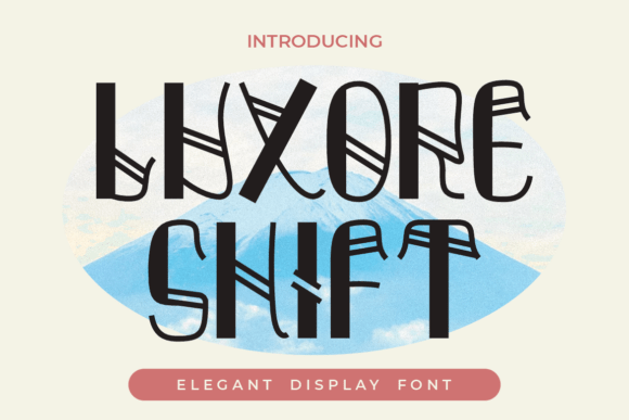 Luxore Shift Font for Creative Projects