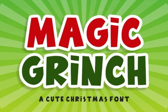 Magic Grinch Font for Festive Branding