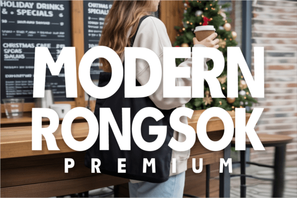 Modern Rongsok: Elegant Display Font