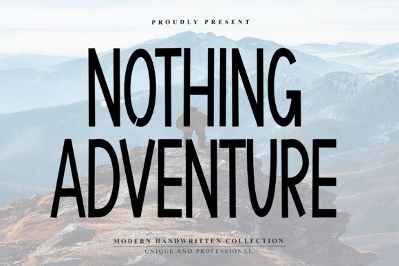 Nothing Adventure Font for Web Design