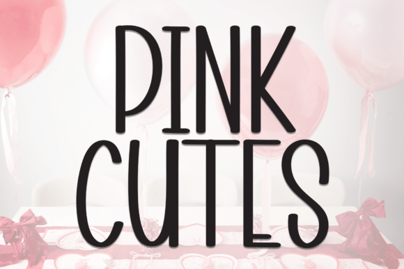 Pink Cutes: A Delightful Handwritten Display Font for Your Small Business
