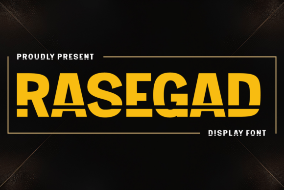 Rasegad Typeface for Editorial Design and Publication Layouts