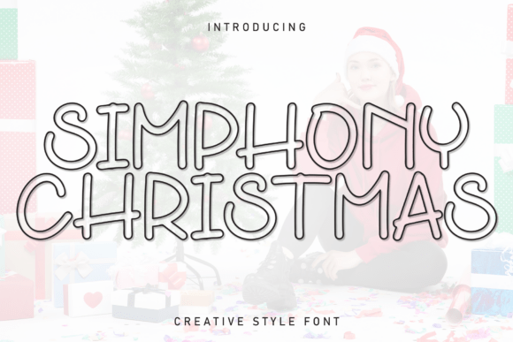 Simphony Christmas Font for Branding