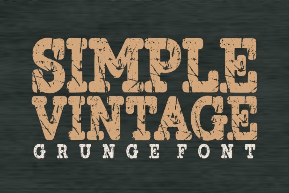 Simple Vintage Font Review
