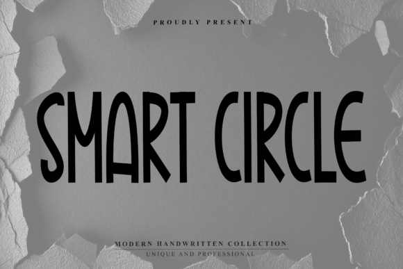 Smart Circle Font for Modern Design
