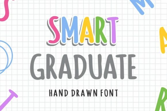 Smart Graduate: A Nostalgic Display Font for Digital Design