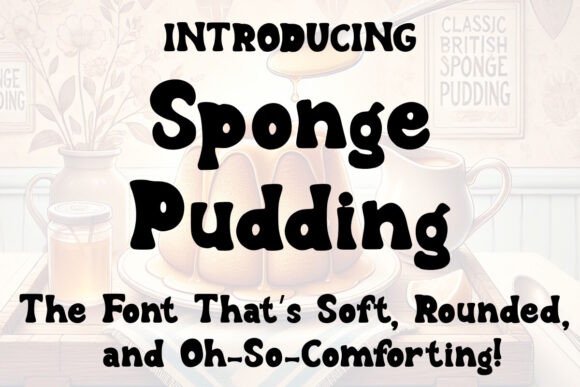 Sponge Pudding: A Display Font That Adds Warmth to Your Brand Identity