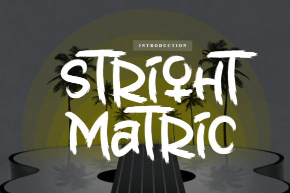 Stright Matric: Timeless Display Font