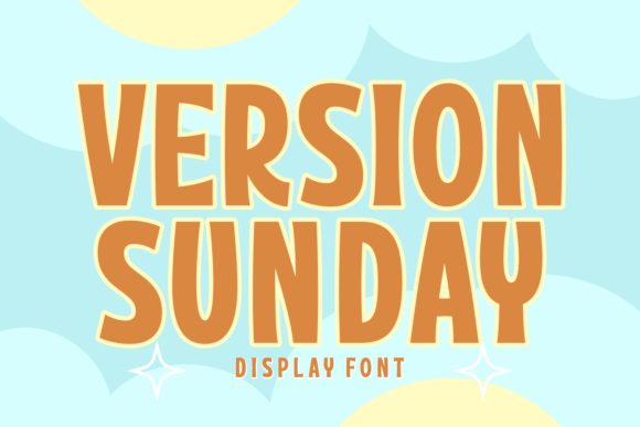 Version Sunday Display Font for Editorial Design Projects